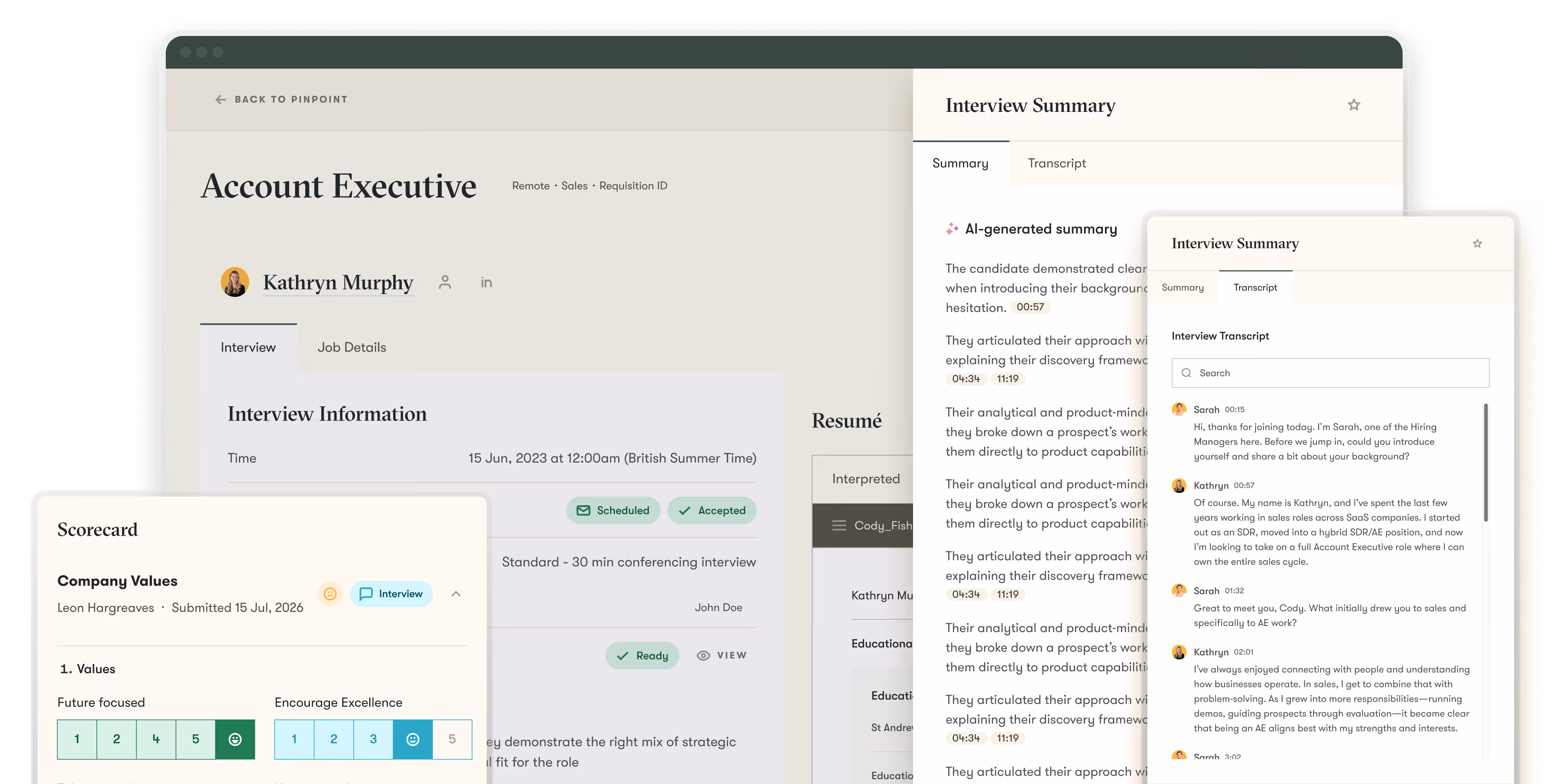 pinpoint ats dashboard how pinpoint works for hiring managers