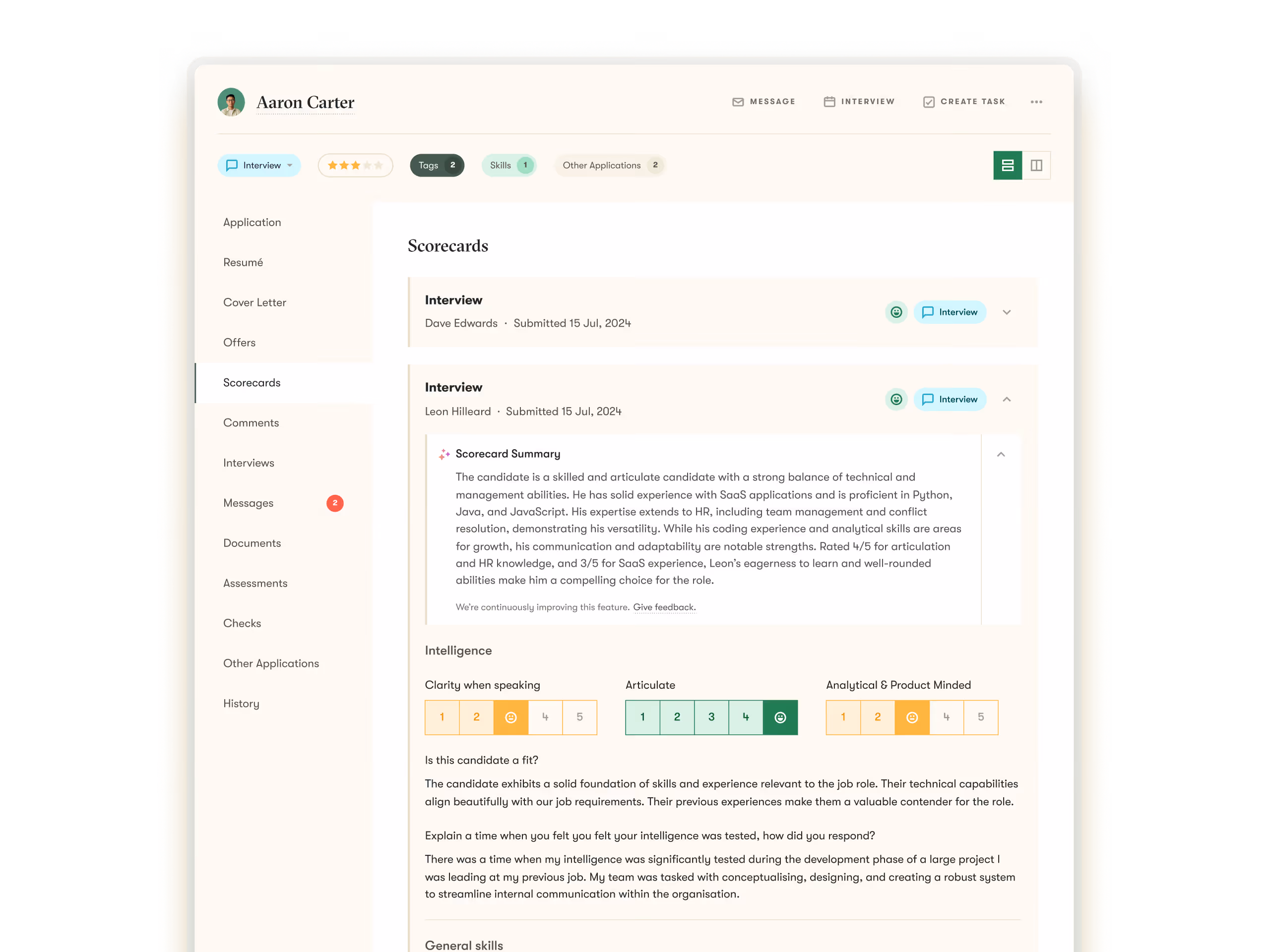 pinpoint dashboard how pinpoint works for hiring managers