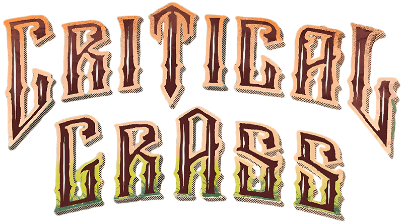 Critical Grass bluegrass band logo