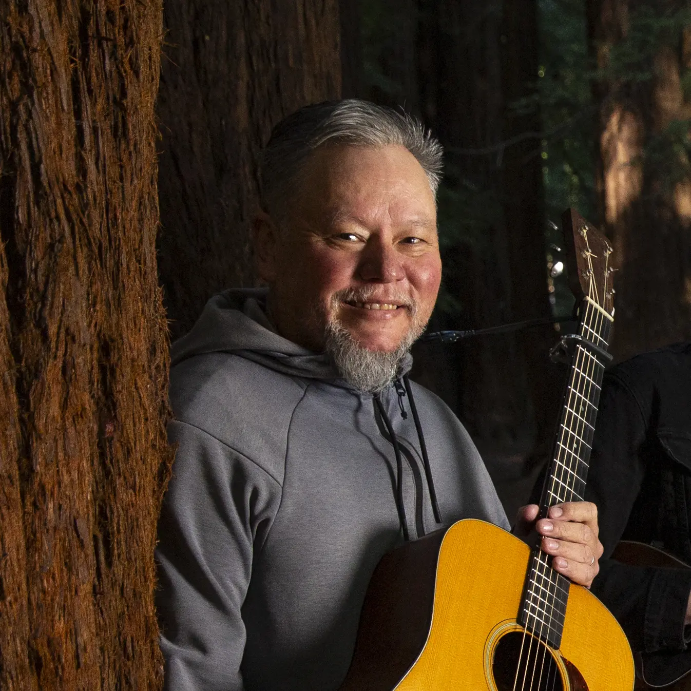 Chris Quale, guitarist for Critical Grass bluegrass band