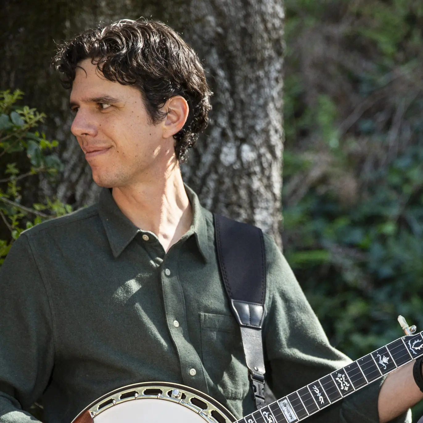 Jeremy Reinhard, banjo player for Critical Grass bluegrass band