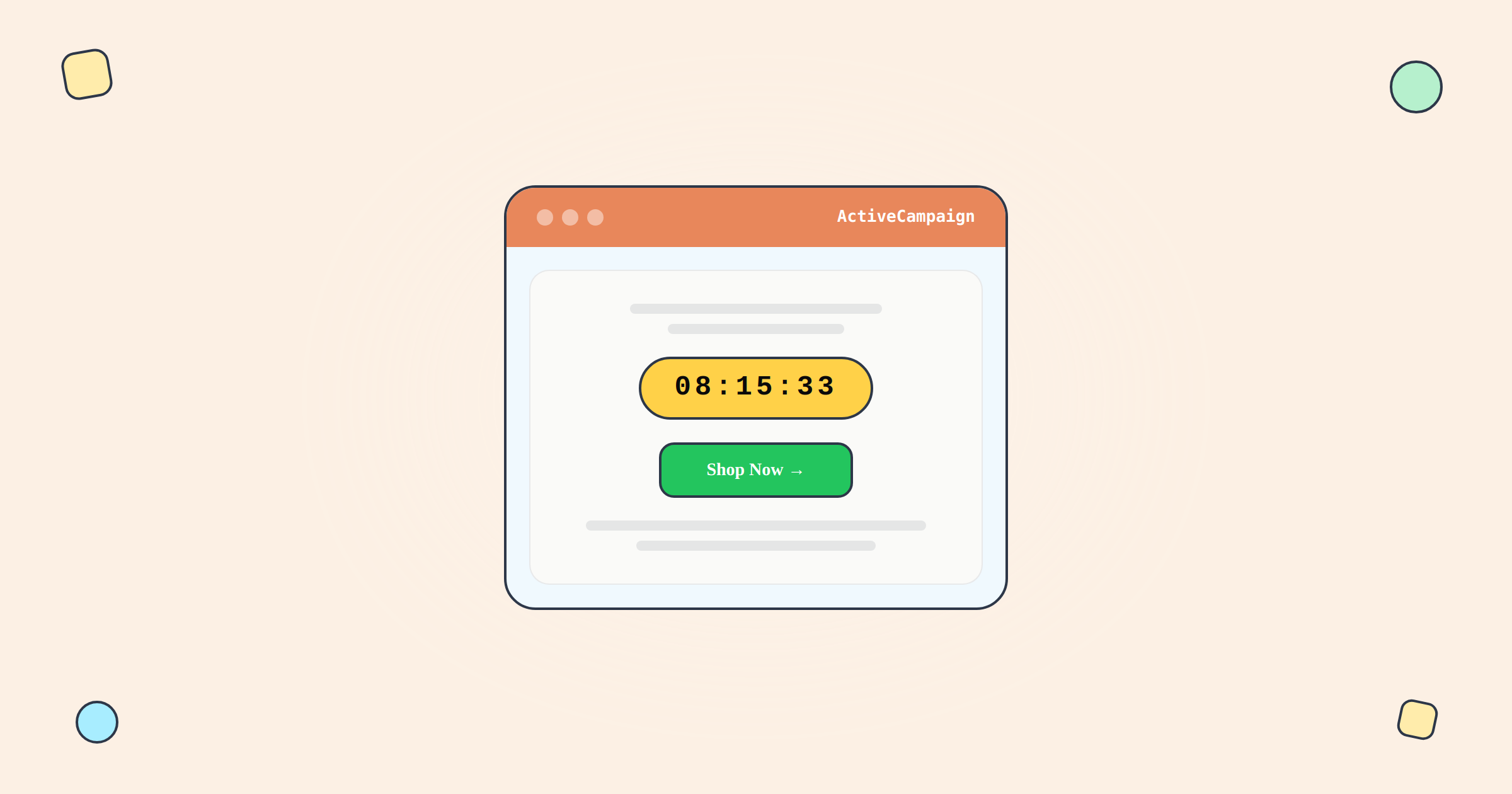 ActiveCampaign Countdown Timer: Embed a Live Timer