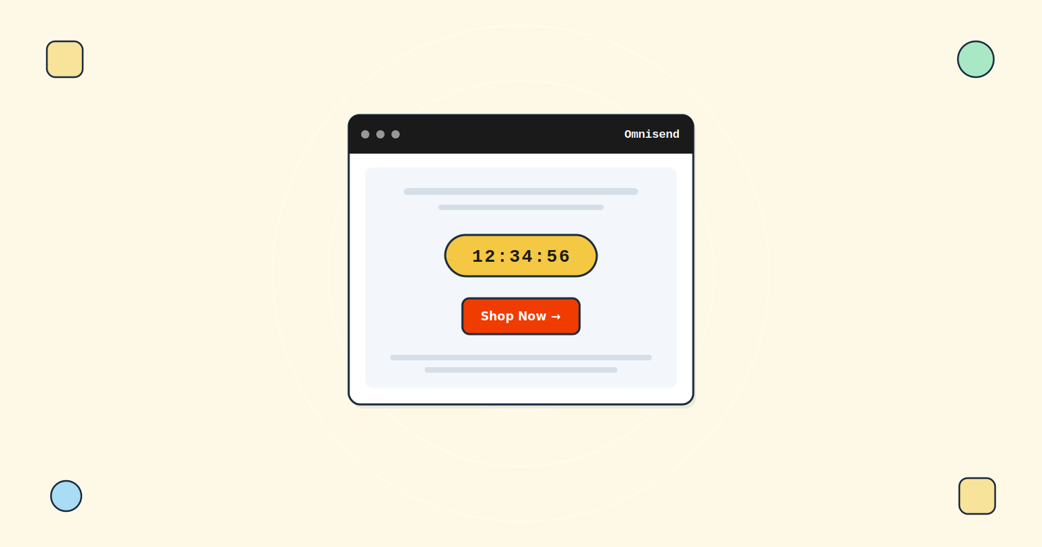 How to Add a Countdown Timer to Omnisend Emails | Tickvio