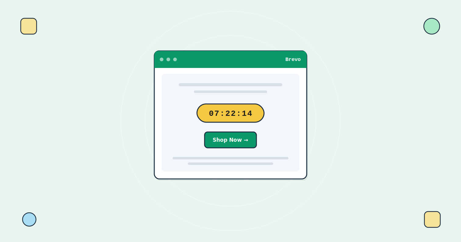 How to Add a Countdown Timer to Brevo Emails | Tickvio