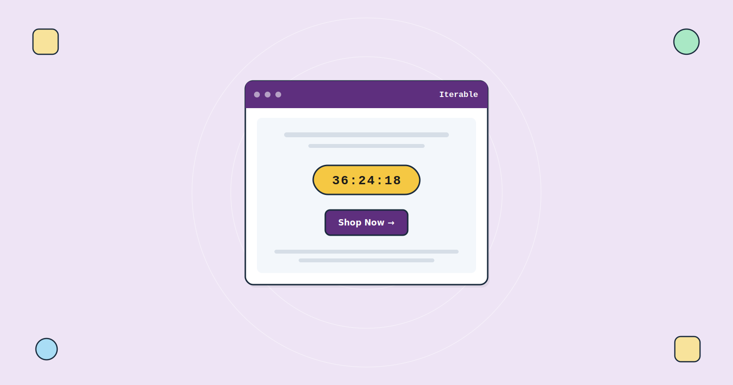 How to Add a Countdown Timer to Iterable Emails | Tickvio