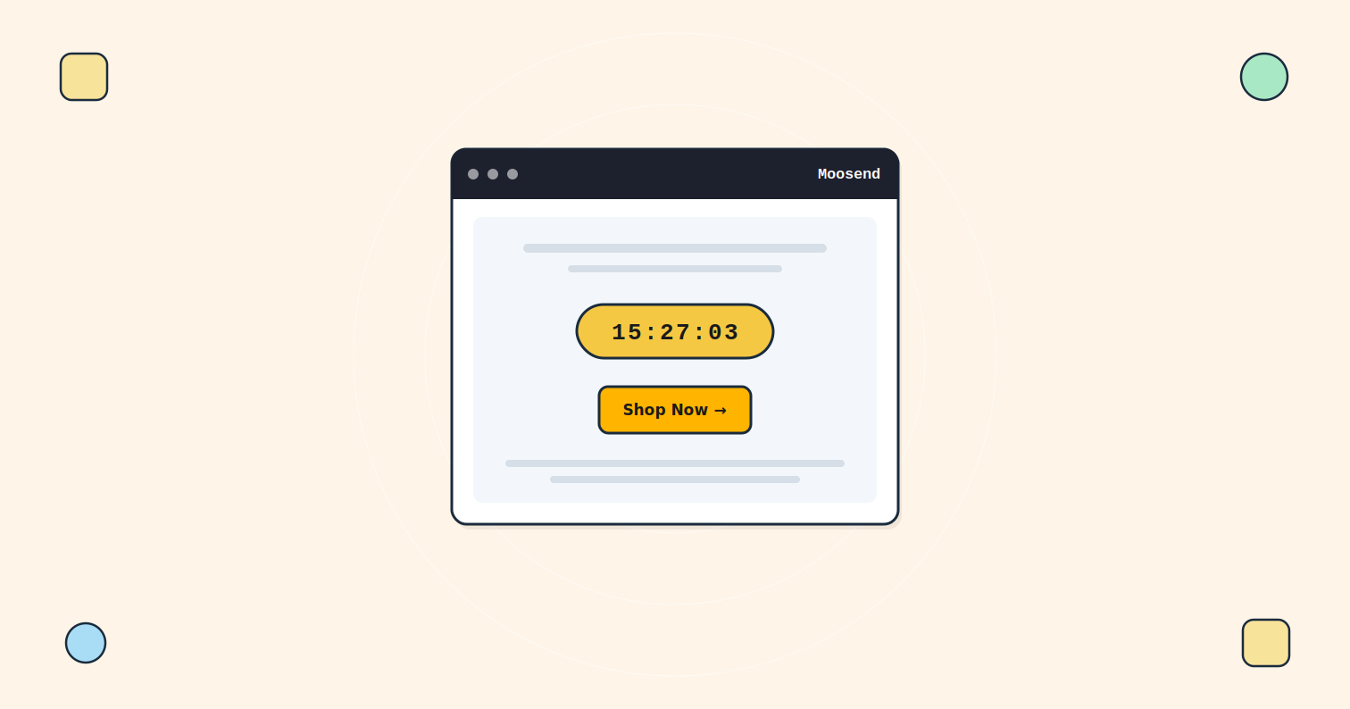 How to Add a Countdown Timer to Moosend Emails | Tickvio