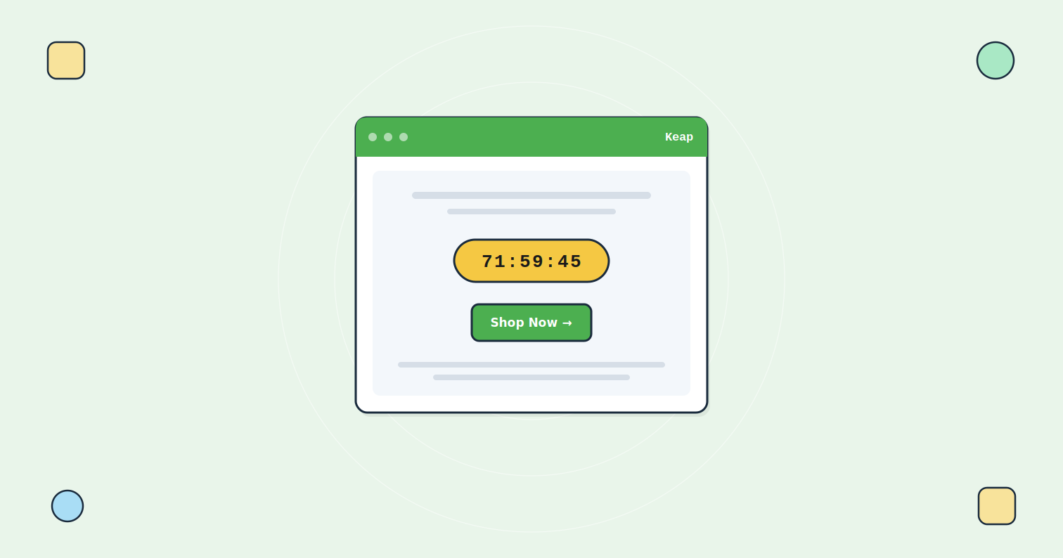 How to Add a Countdown Timer to Keap Emails | Tickvio