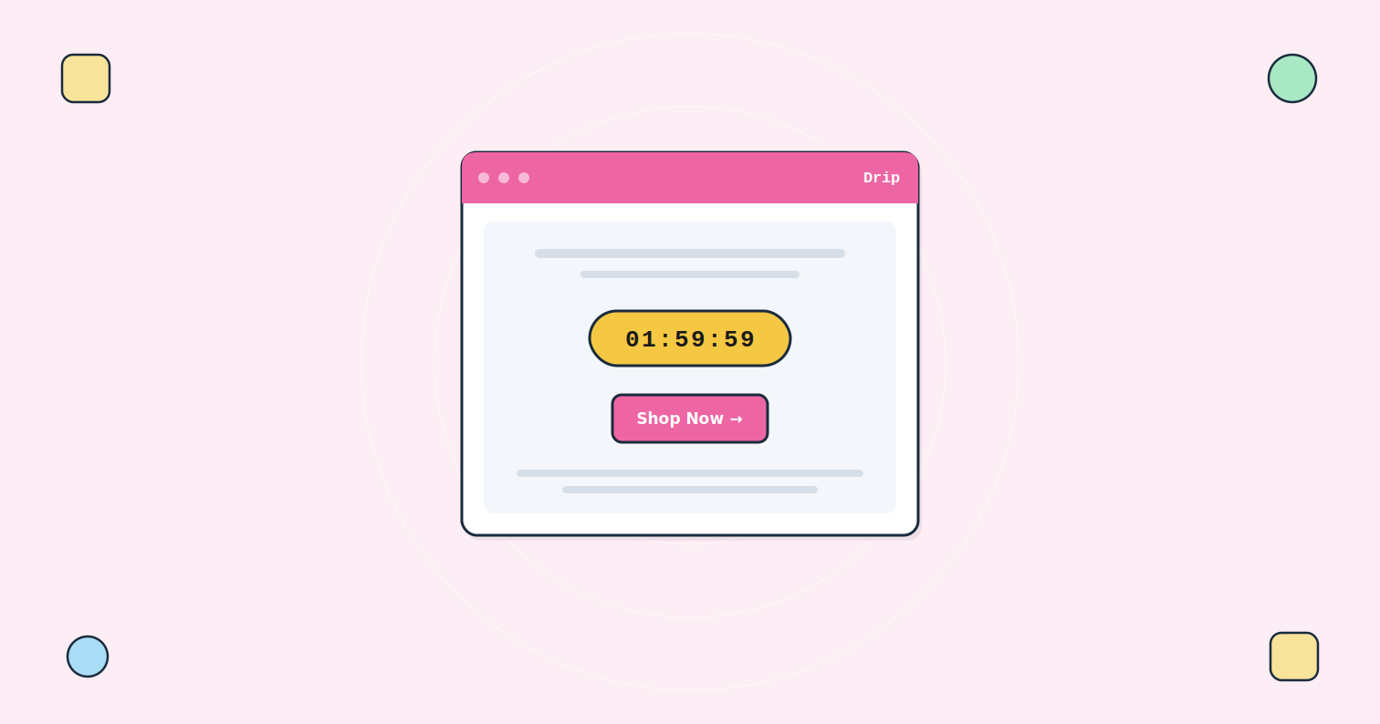 How to Add a Countdown Timer to Drip Emails | Tickvio