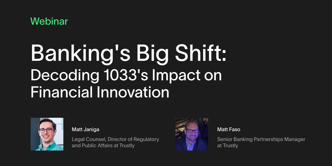 Banking's Big Shift: Decoding 1033's Impact on Financial Innovation