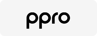PPRO company logo in black lowercase letters on a white background.