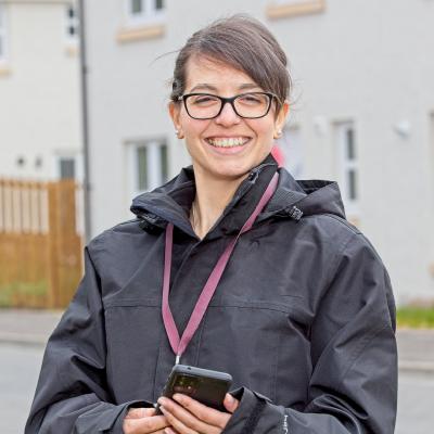staff member helping customer