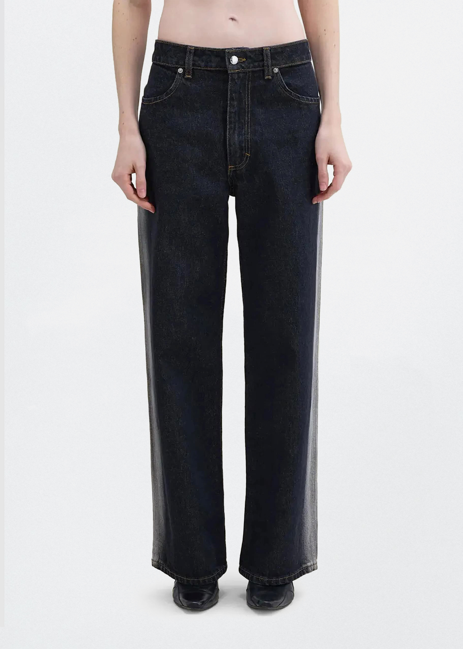 Eckhaus Latta Wide Leg Jean — Haze, product photograph 1