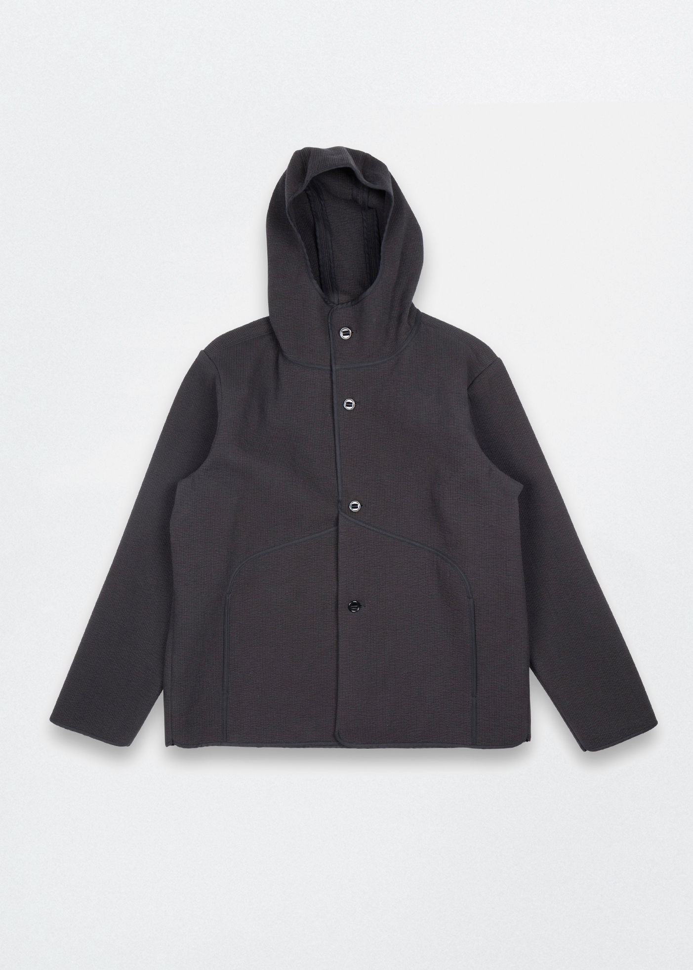 R21 O3 "Cut Parka" –– Black Ash Nubi