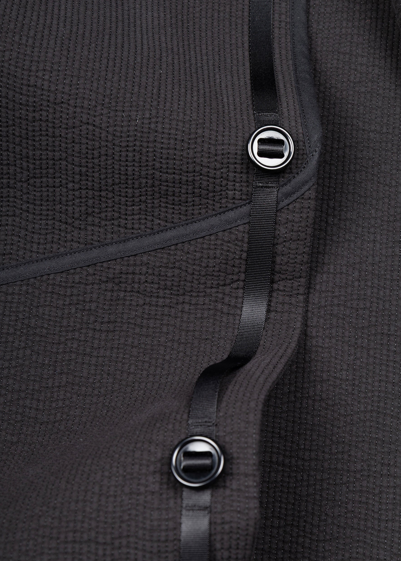 R21 O3 "Cut Parka" –– Black Ash Nubi