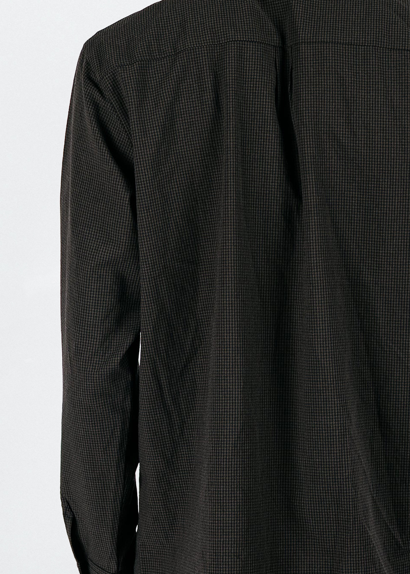 Two Pocket Shirt –– Worsted Wool Check