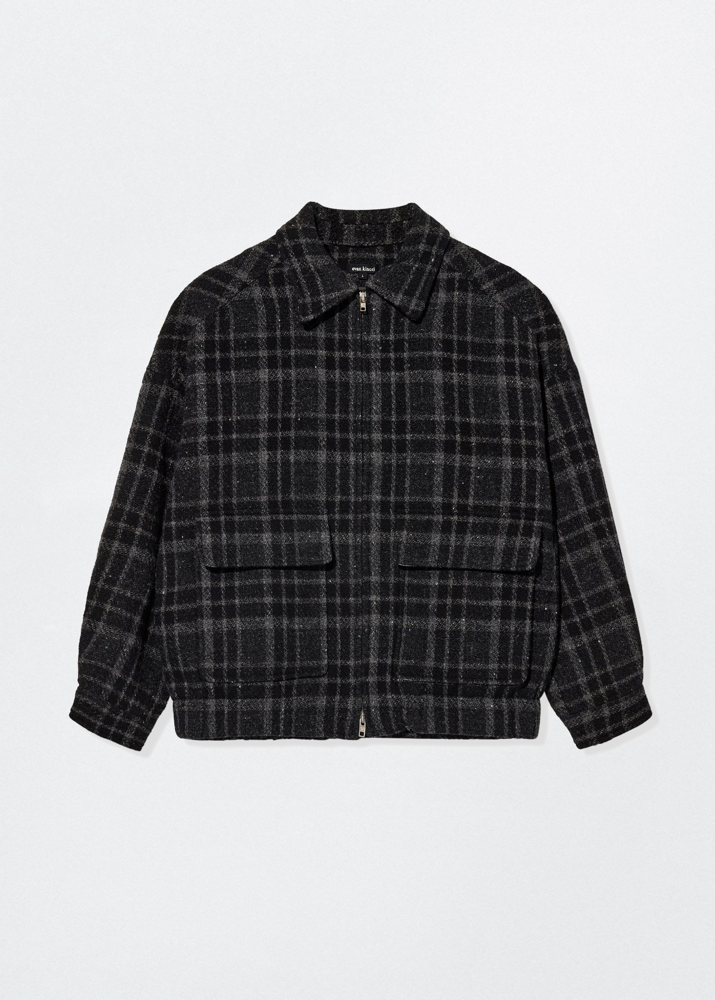 Zip Jacket Two –– Wool Tweed Check