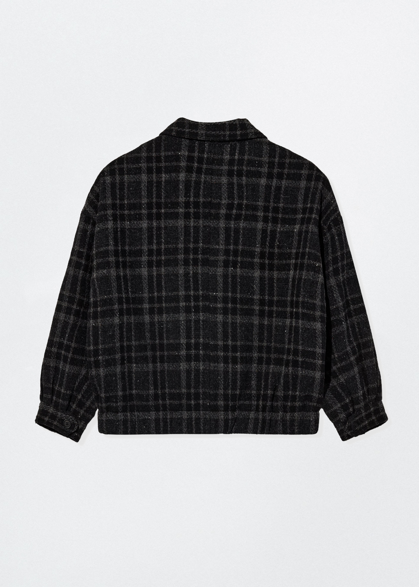 Zip Jacket Two –– Wool Tweed Check