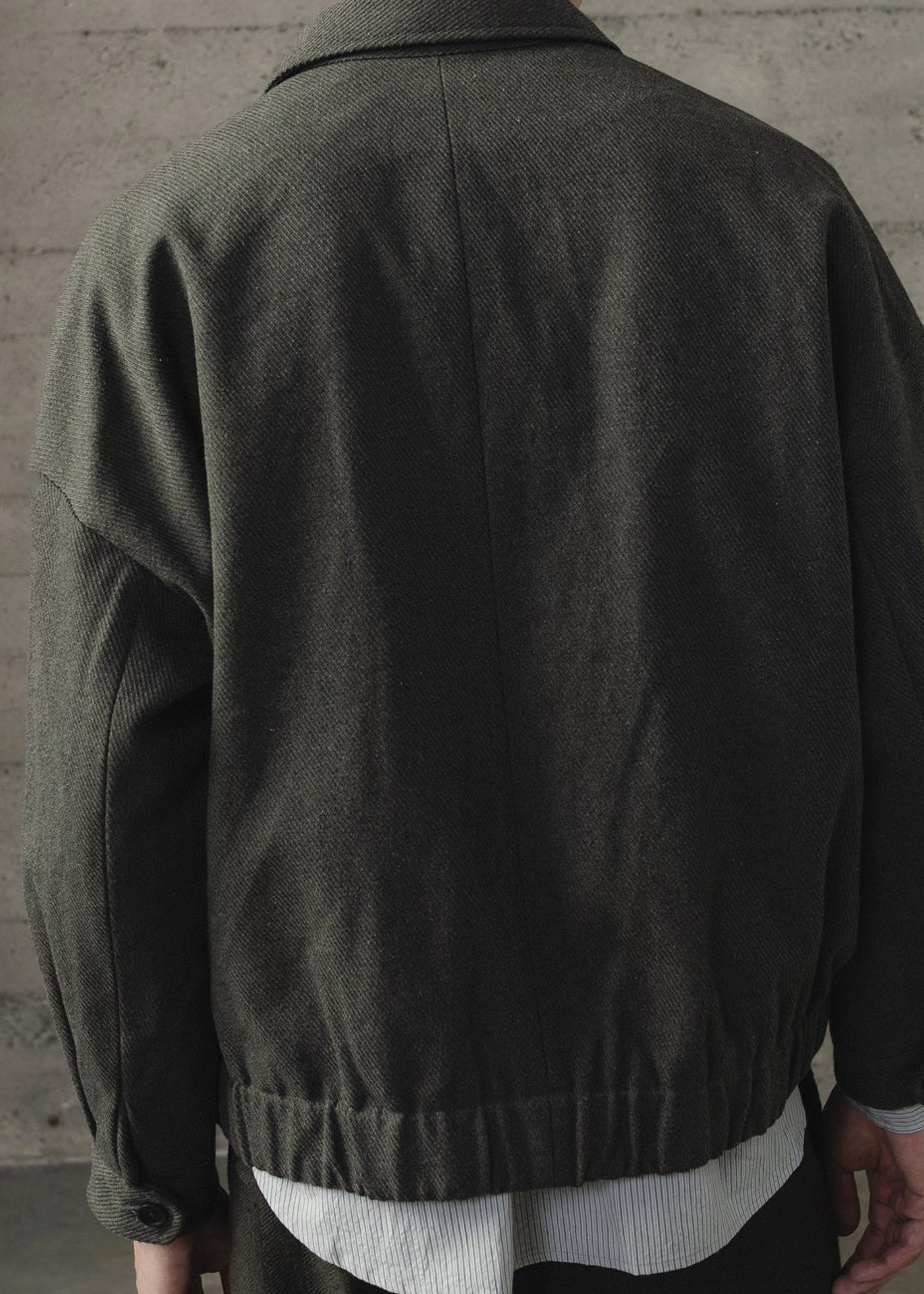 Zip Jacket Two –– Top Dyed Cotton Kersey