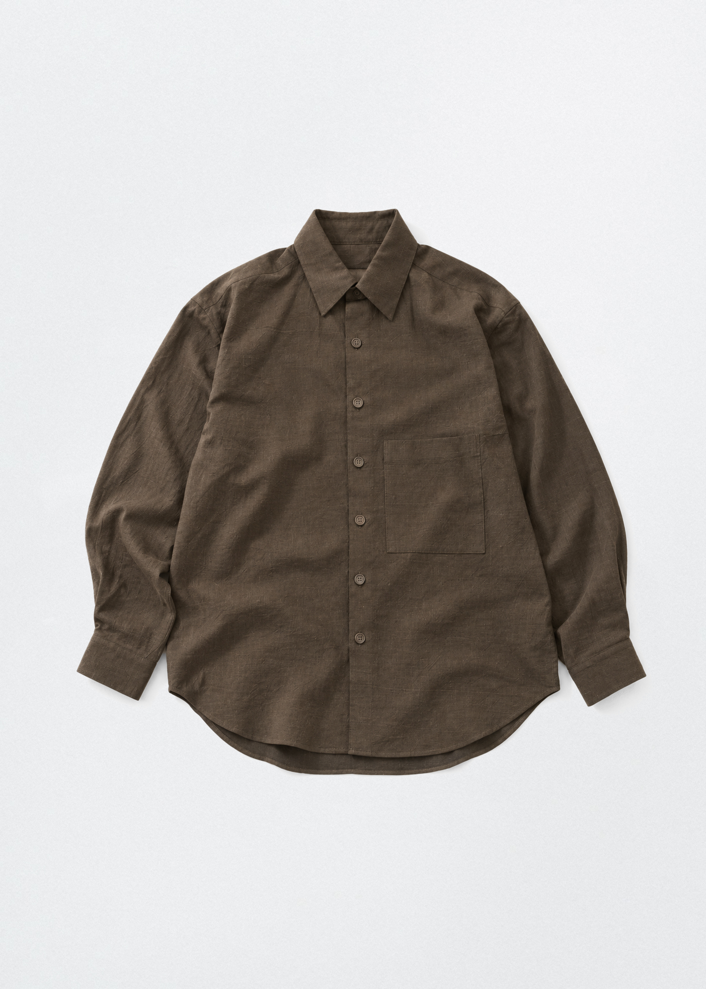 Big Shirt Two –– Yarn Dyed Cotton / Yak Twill