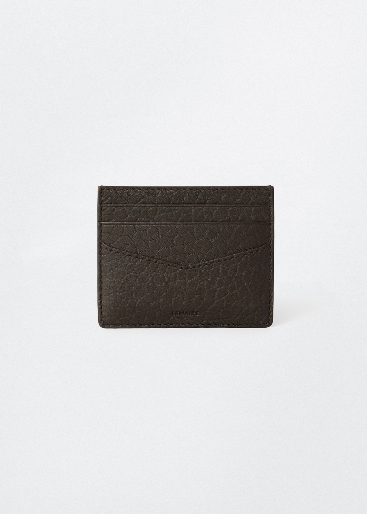 Gear Card Holder –– Bubble Lambskin Leather