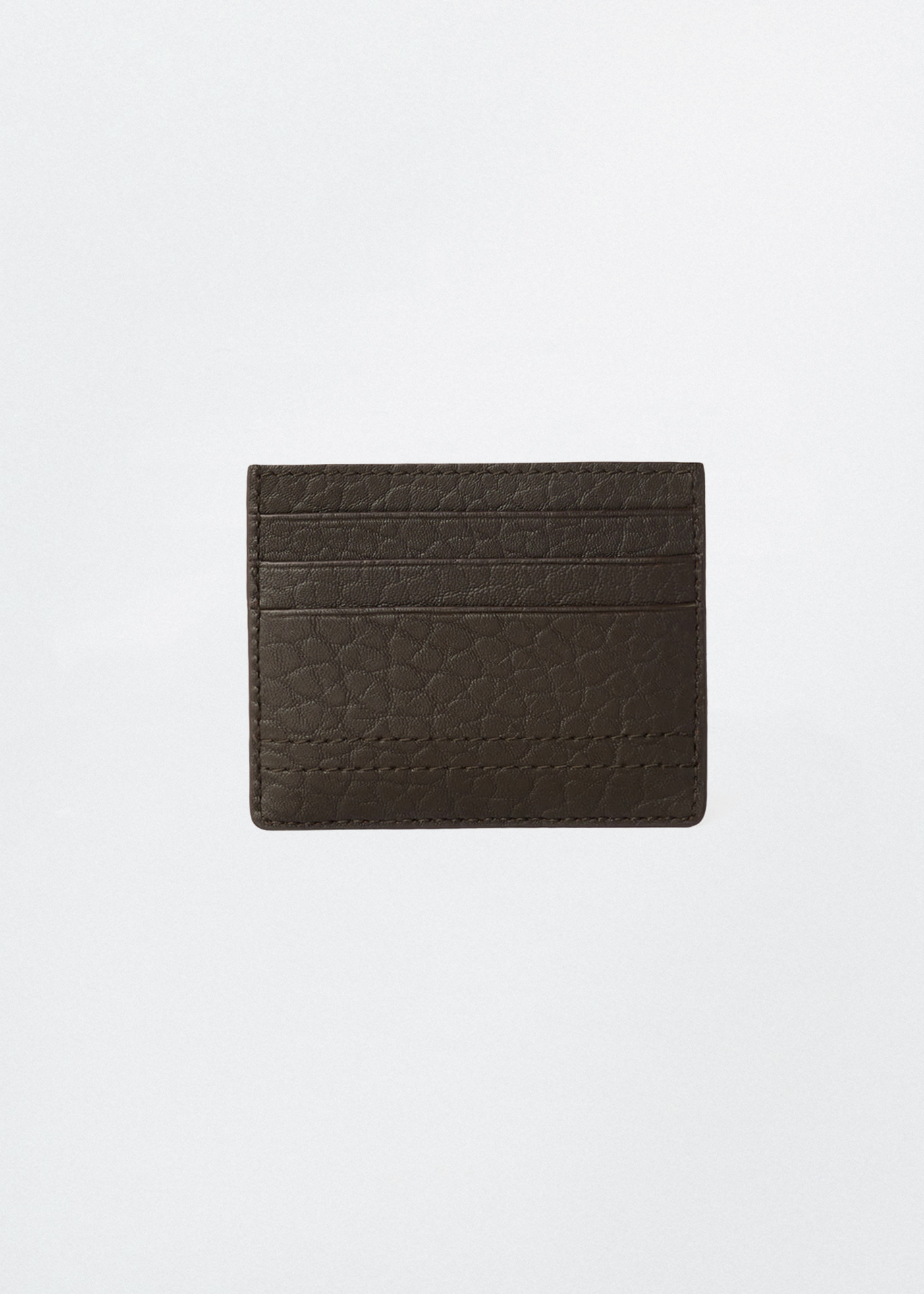 Gear Card Holder –– Bubble Lambskin Leather
