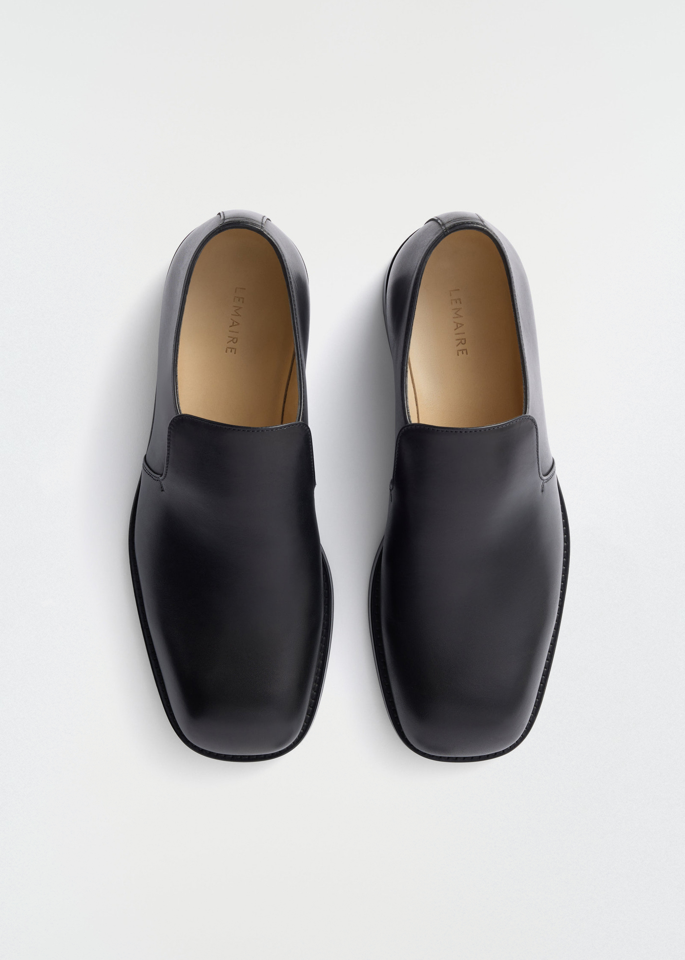Formal Slip On –– Shiny Vegetable Leather (Black)
