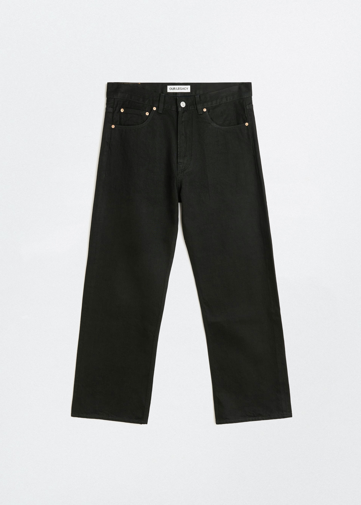Third Cut Jeans –– Black Selvedge