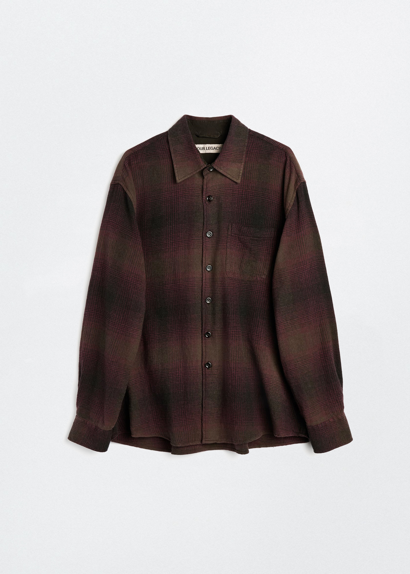 Above Shirt –– Cordial Dusk Check Grain Weave