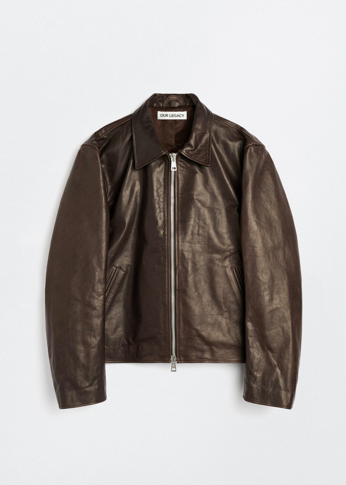 Mini Jacket –– Matted Brown Waxed Bovine