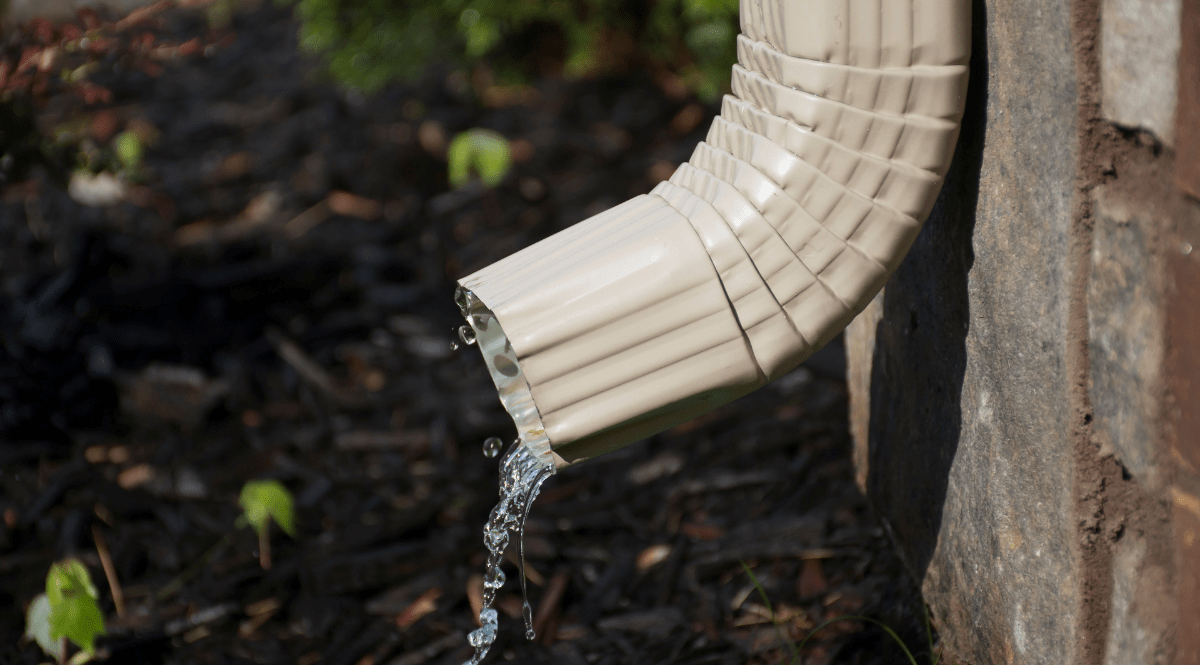 Gutter repair work on a damaged fascia board in Gainesville, FL