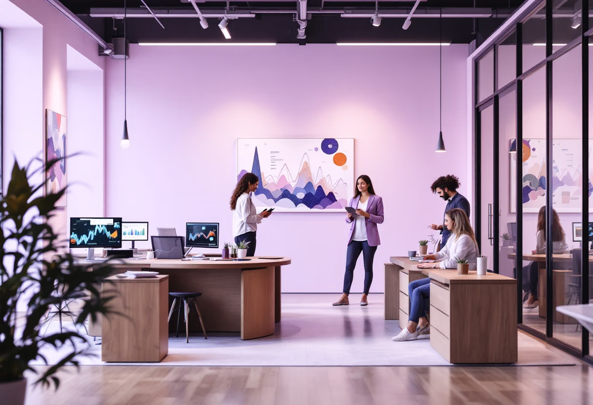 image of a collaborative workspace (for a b2b saas)