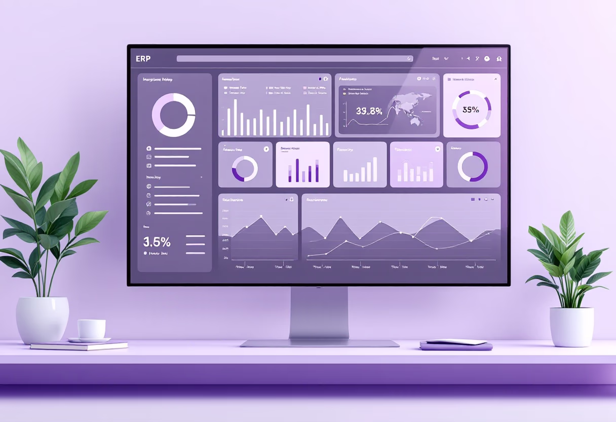 image of analytics dashboard interface (for a erp company)