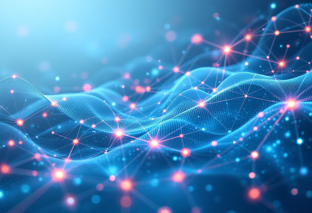 [background image] image of abstract financial data visualization (for a fintech company)