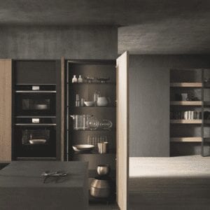 Linealidad y nuevas proporciones de la cocina Frame Modulnova