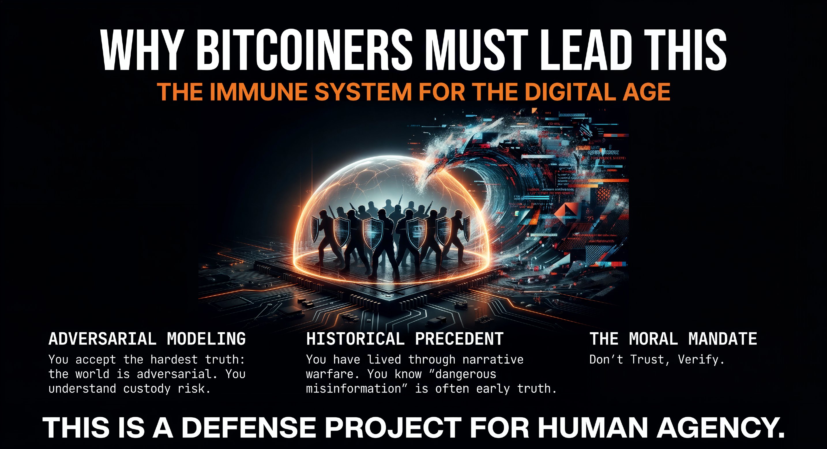 Why Bitcoiners Must Lead This