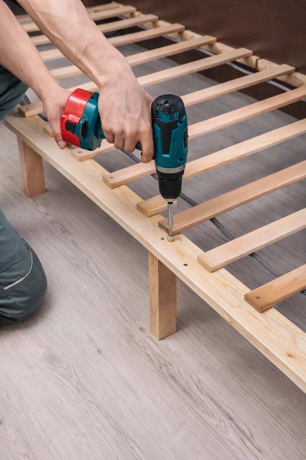 Montagem de uma cama