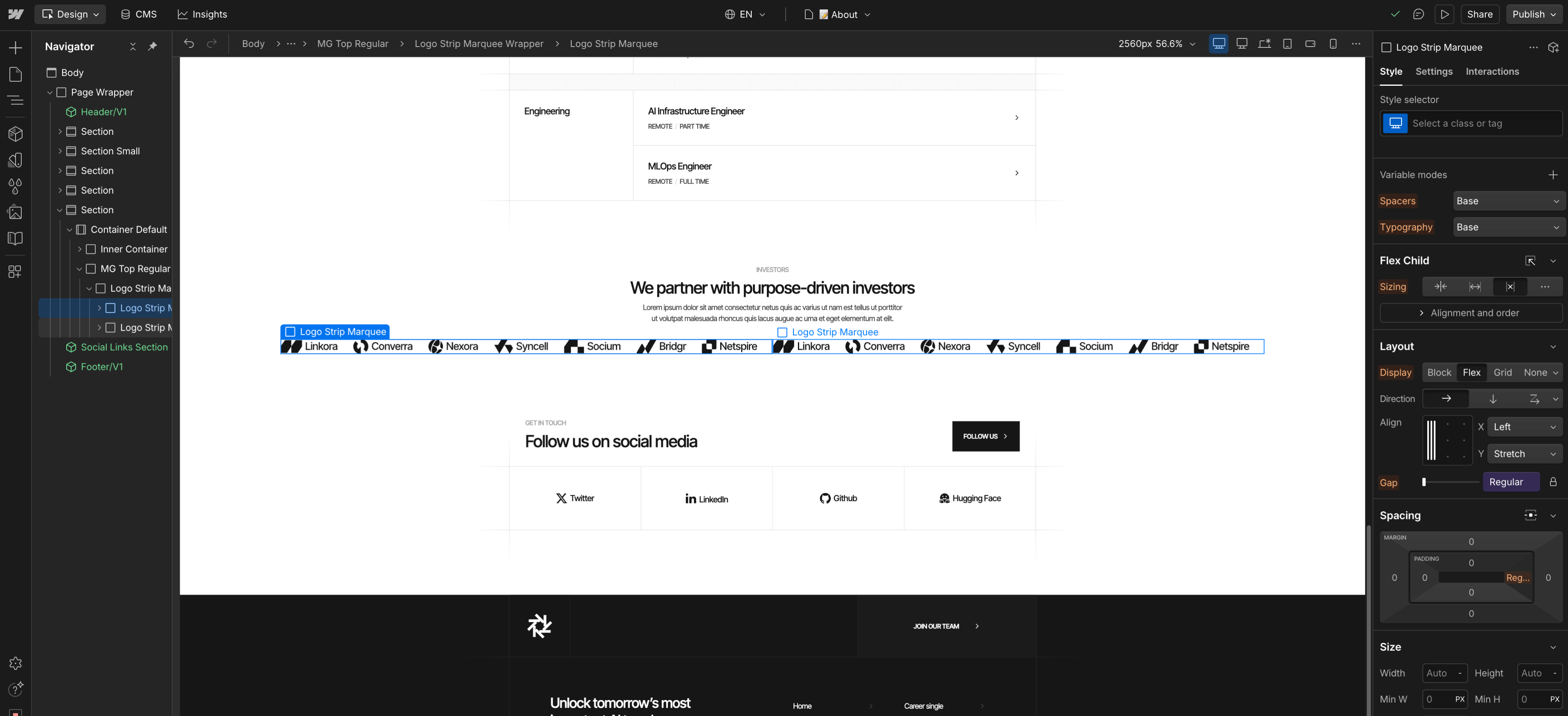 Empty Space - Quantum Webflow Template