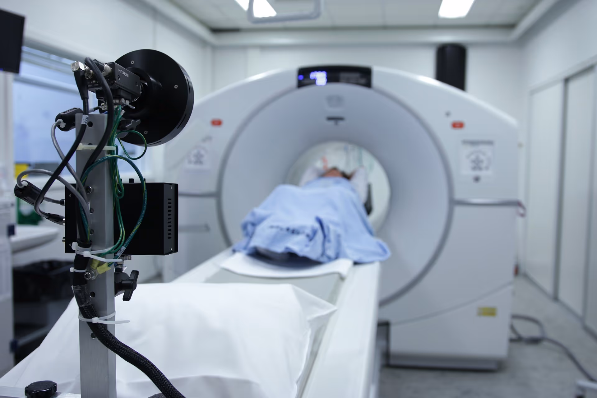 A brain scan with MRI is conducted