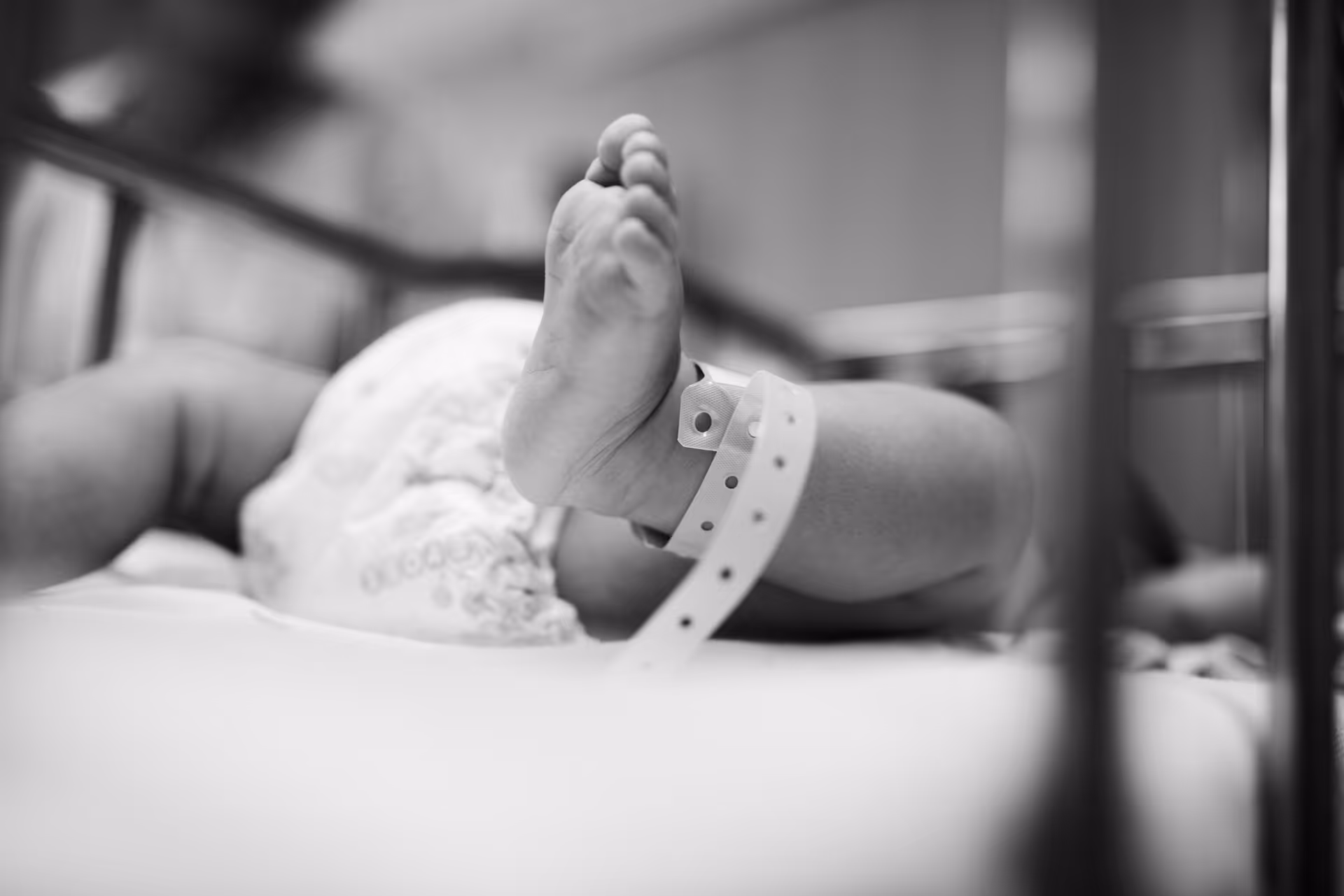 newborn baby in the hospital