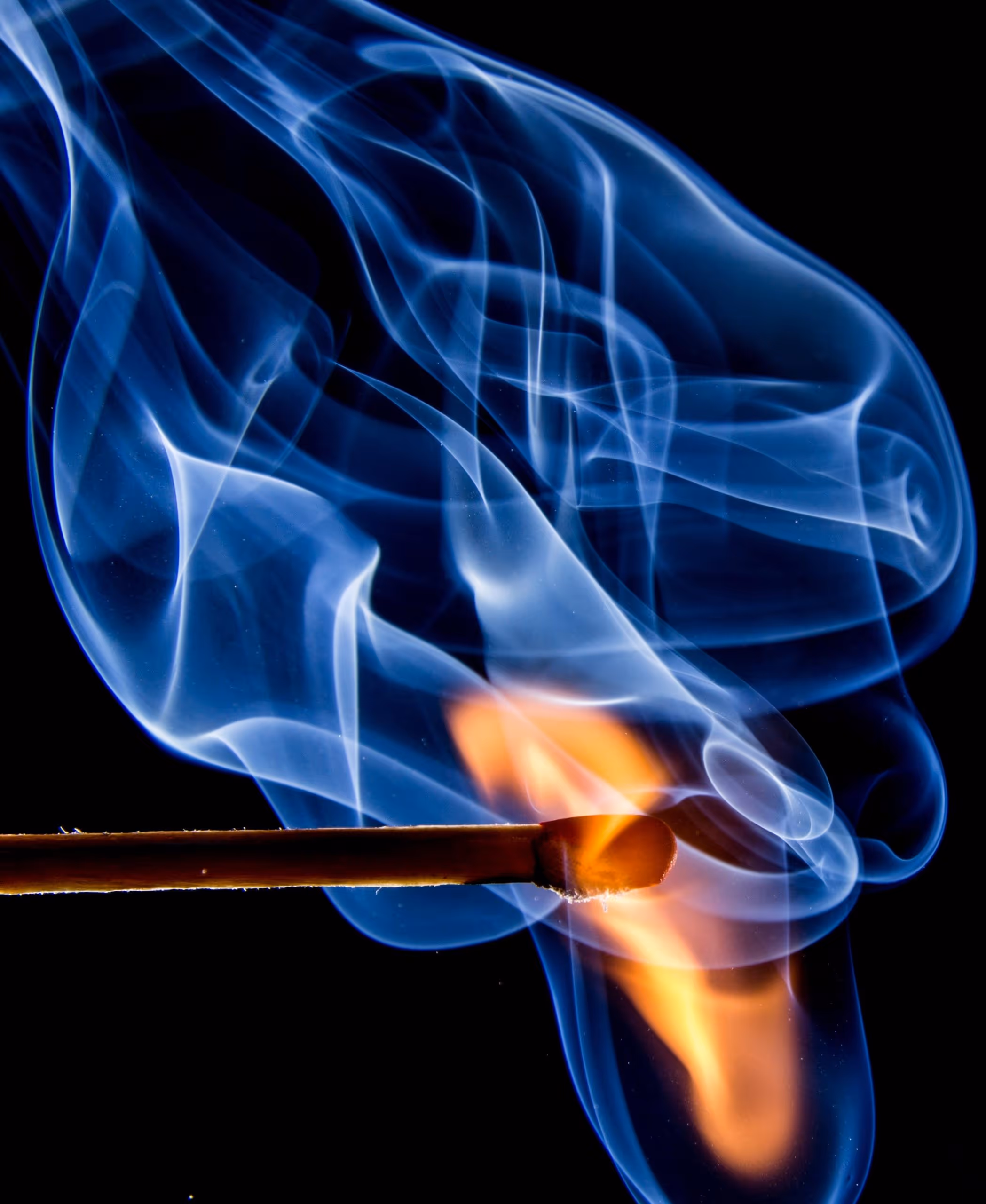 match burning