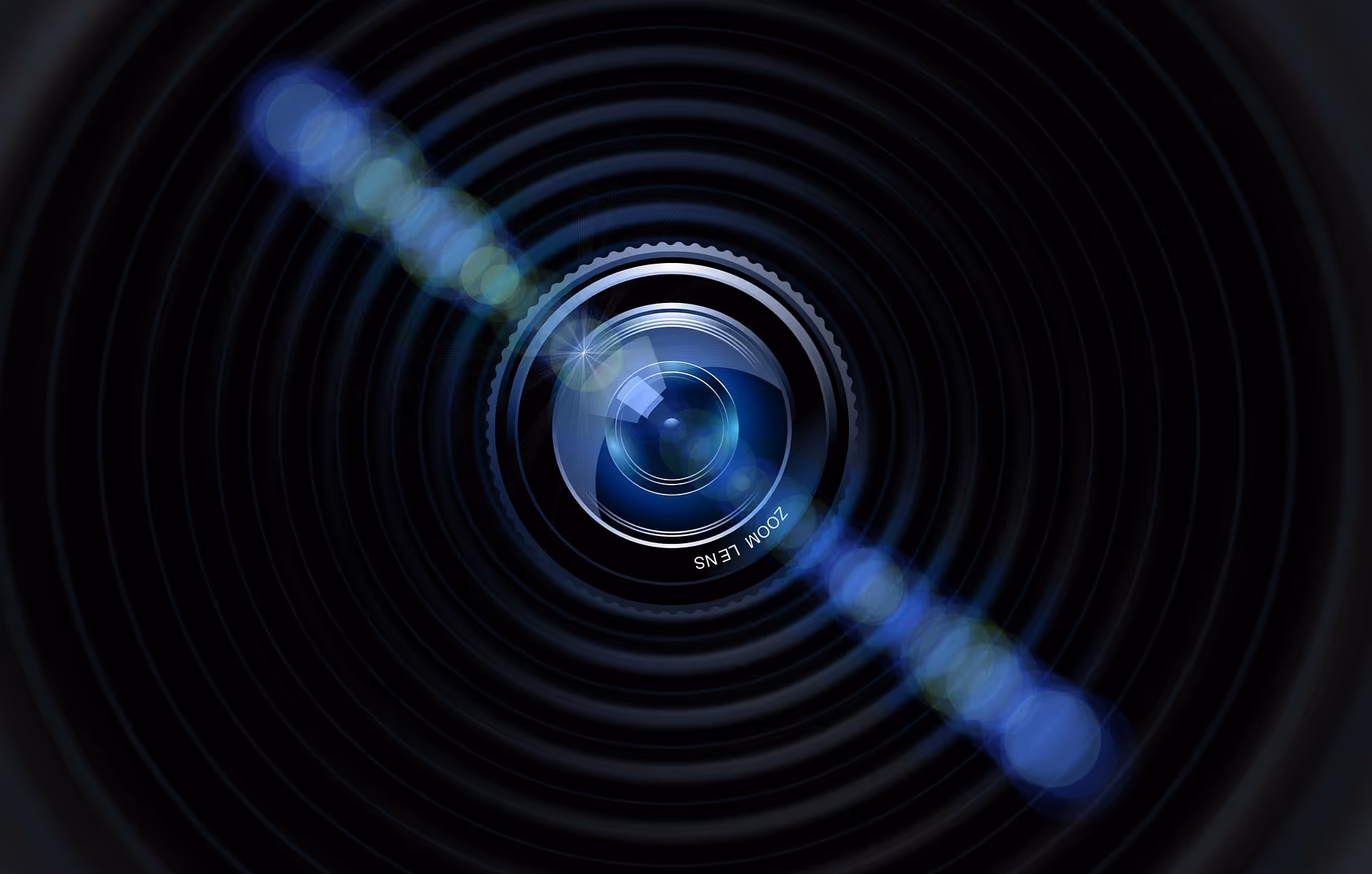 eye of a camera