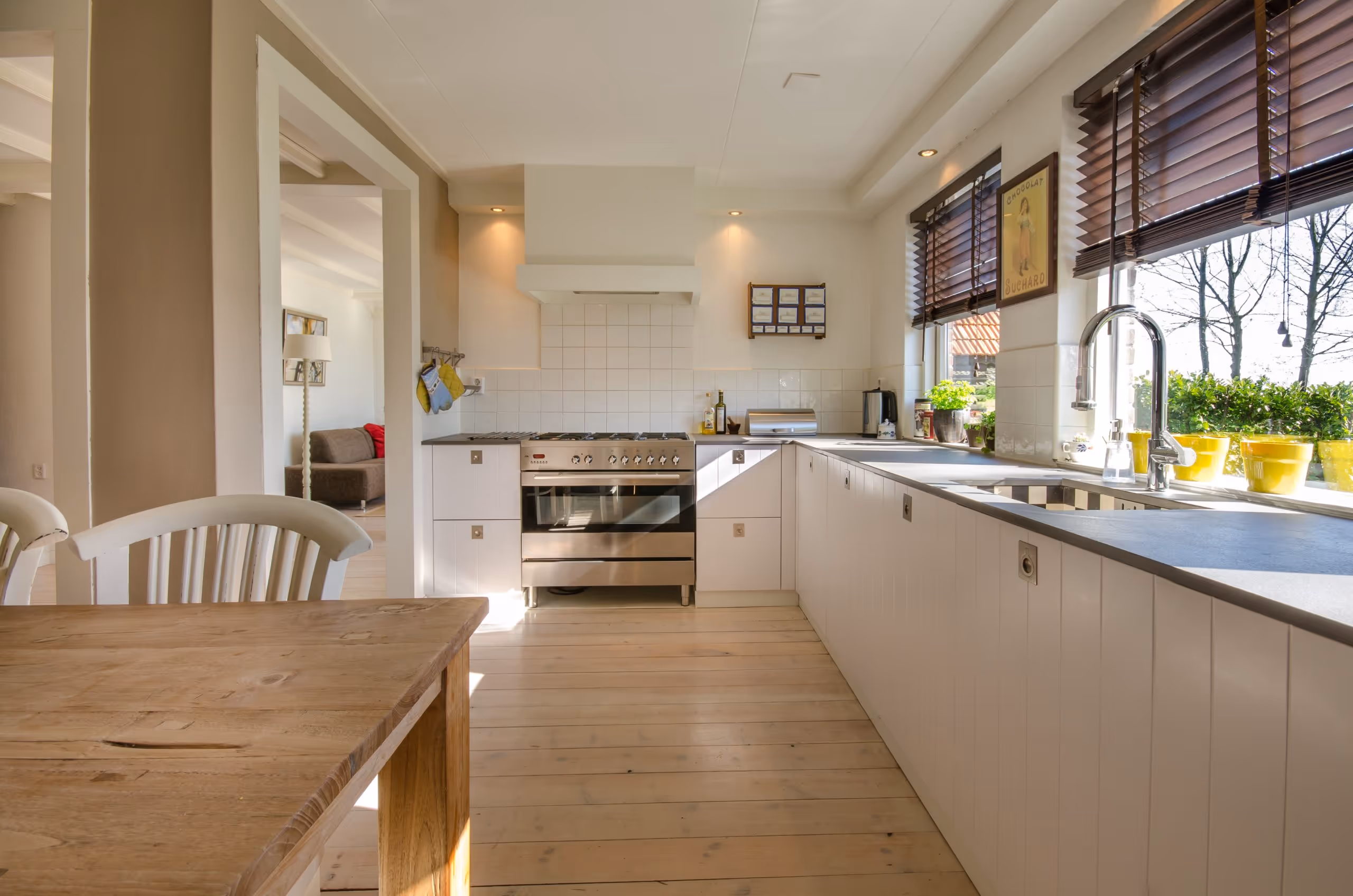 kitchen in a nice home