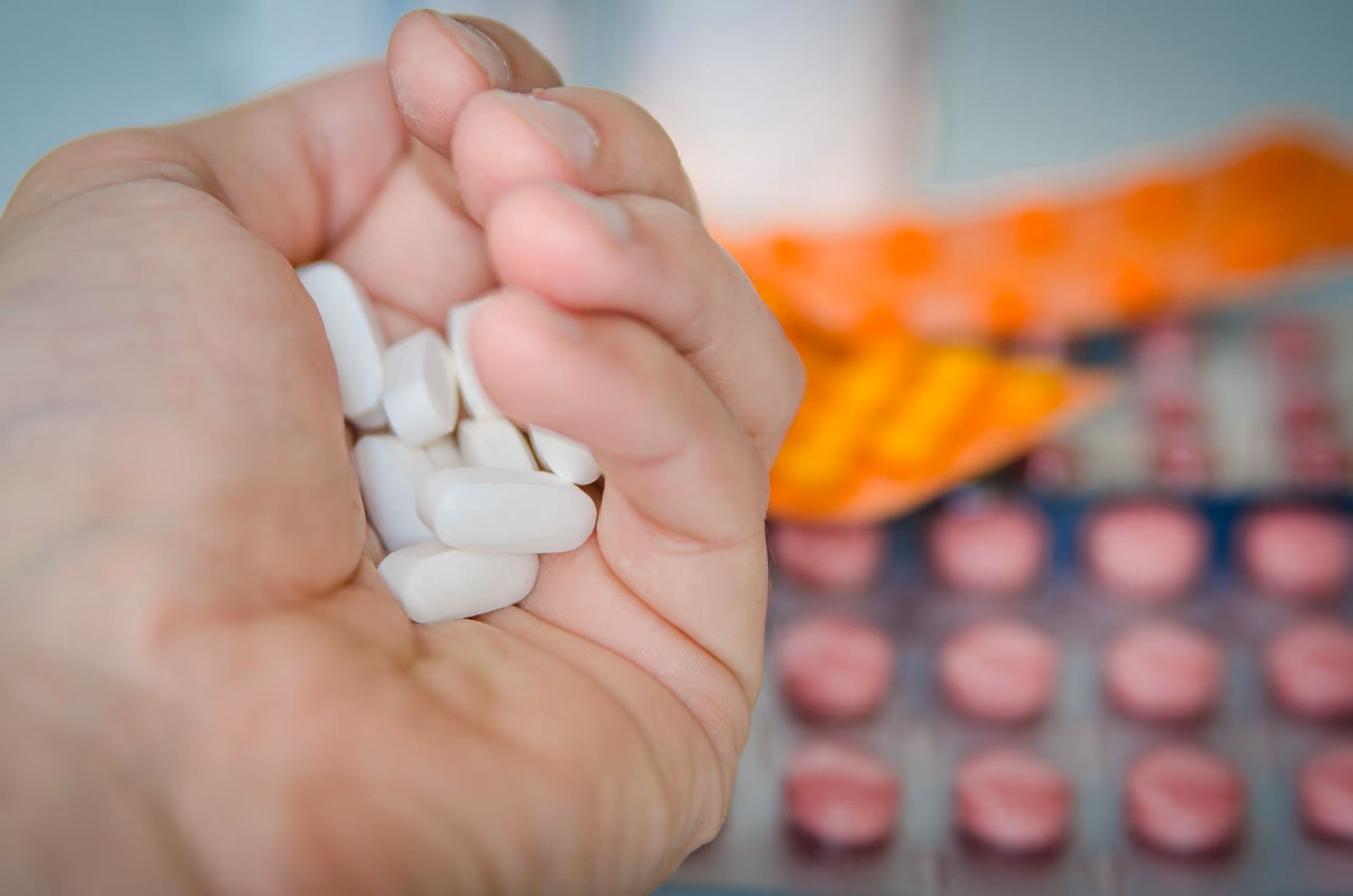 handful of pills