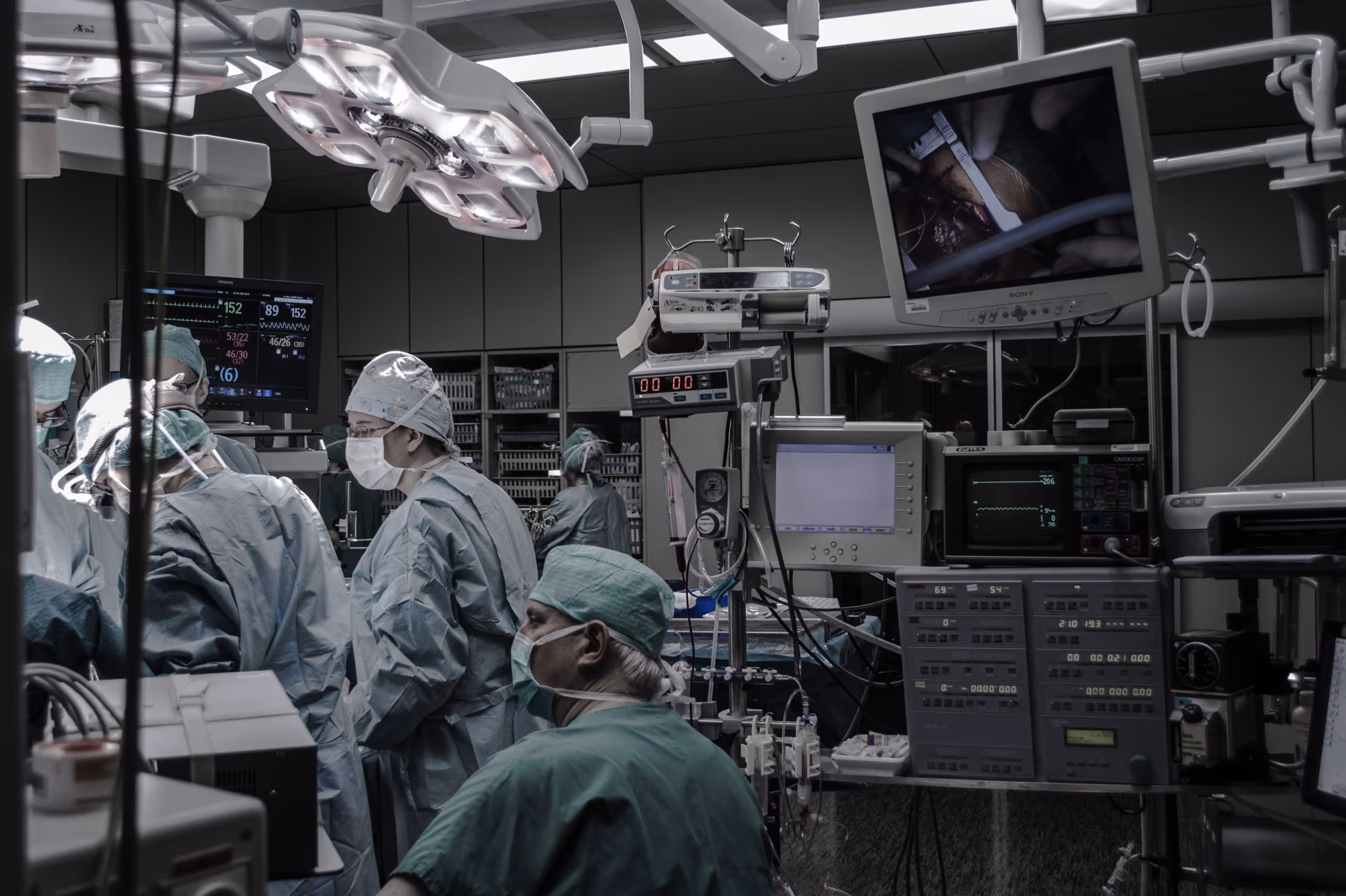 medical staff in operating room