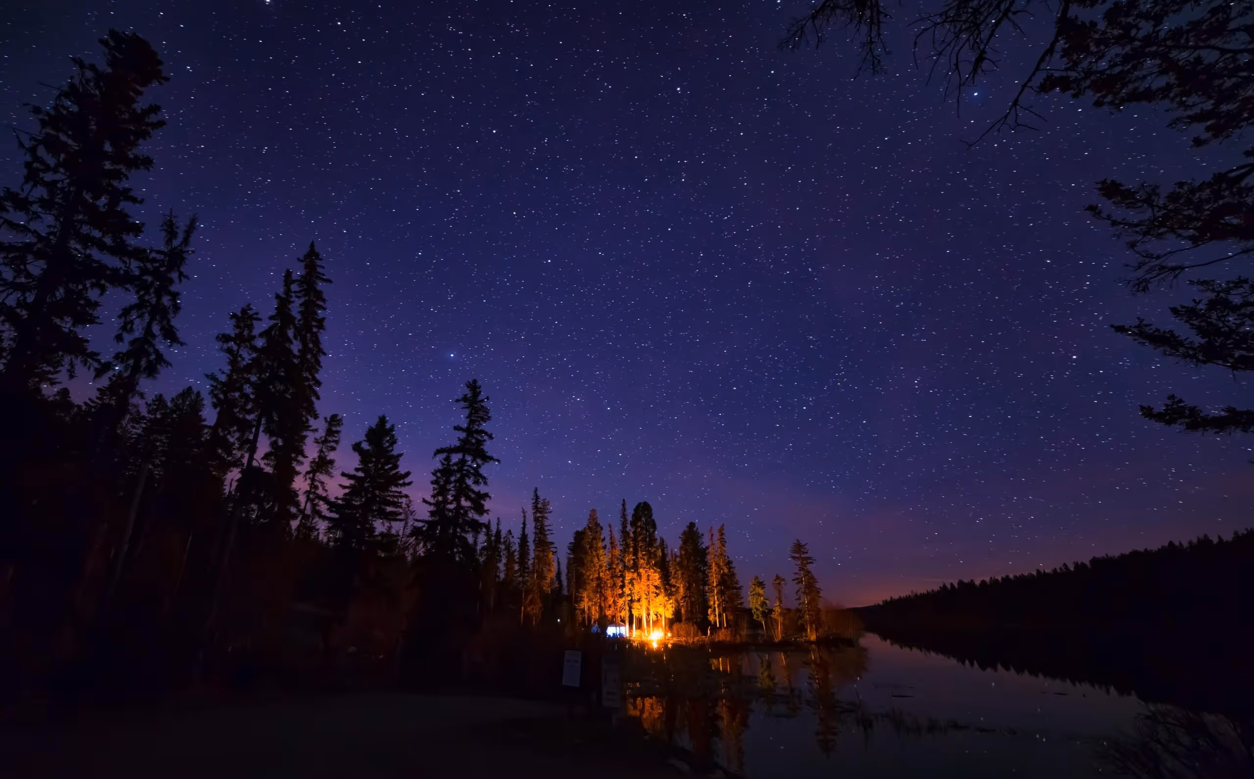 boy scouts camping trip