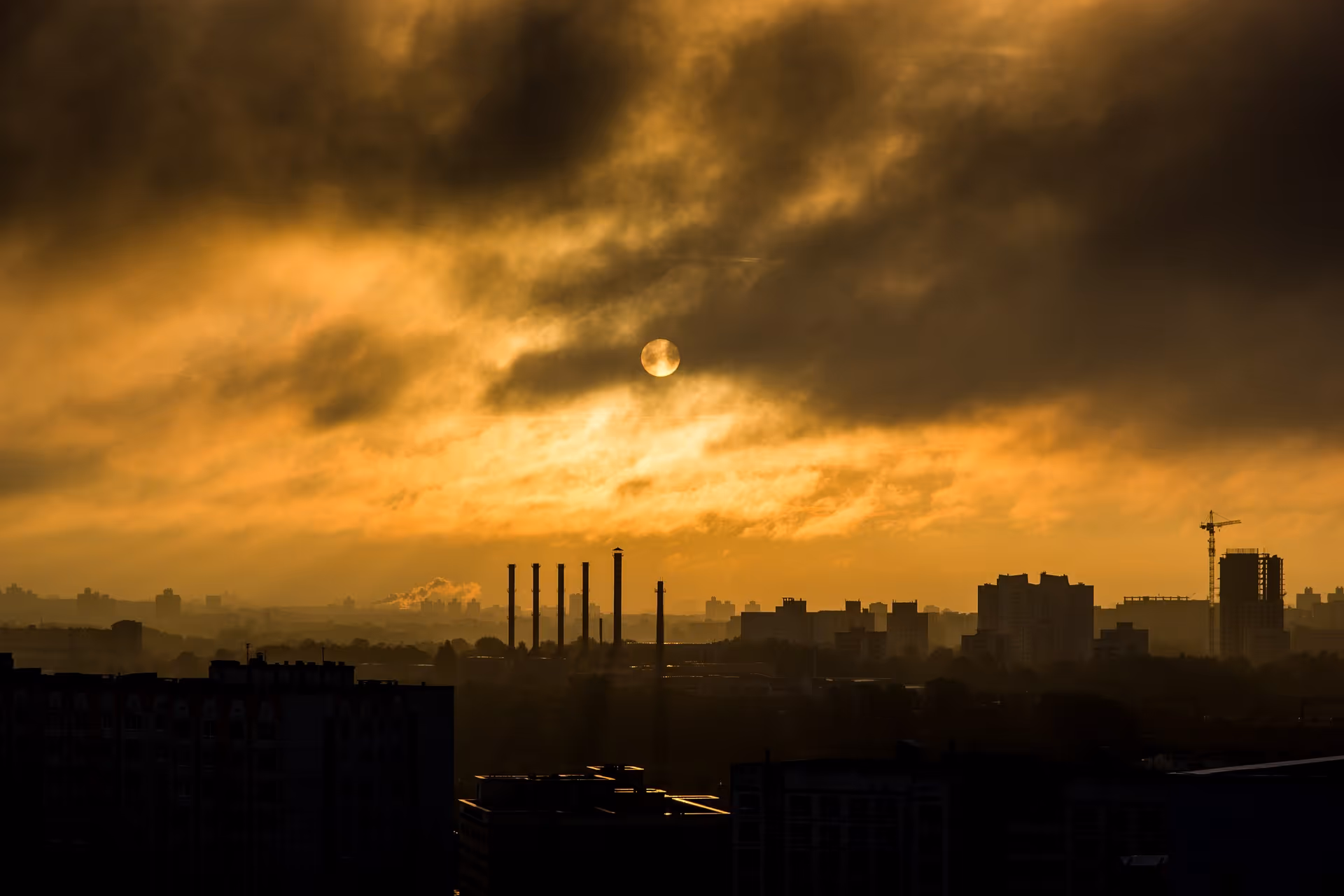 factory in distance