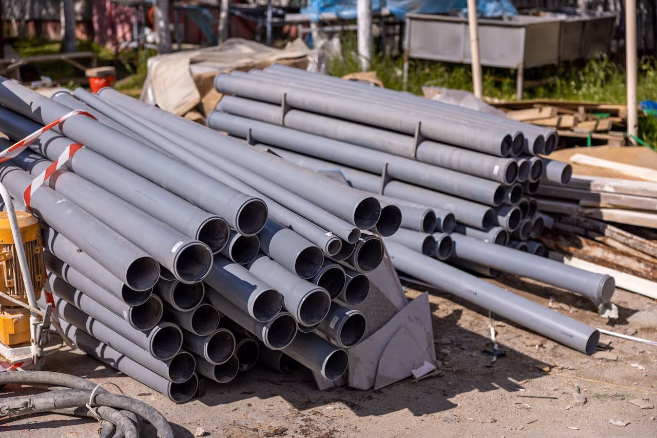 photo of pvc piping