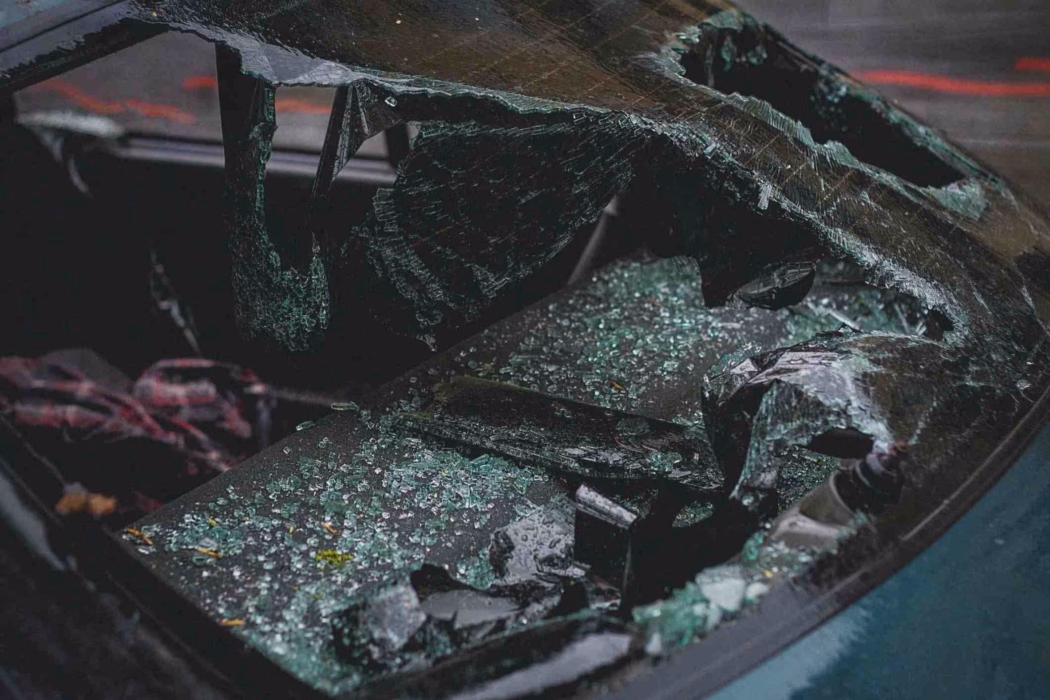 car after collision