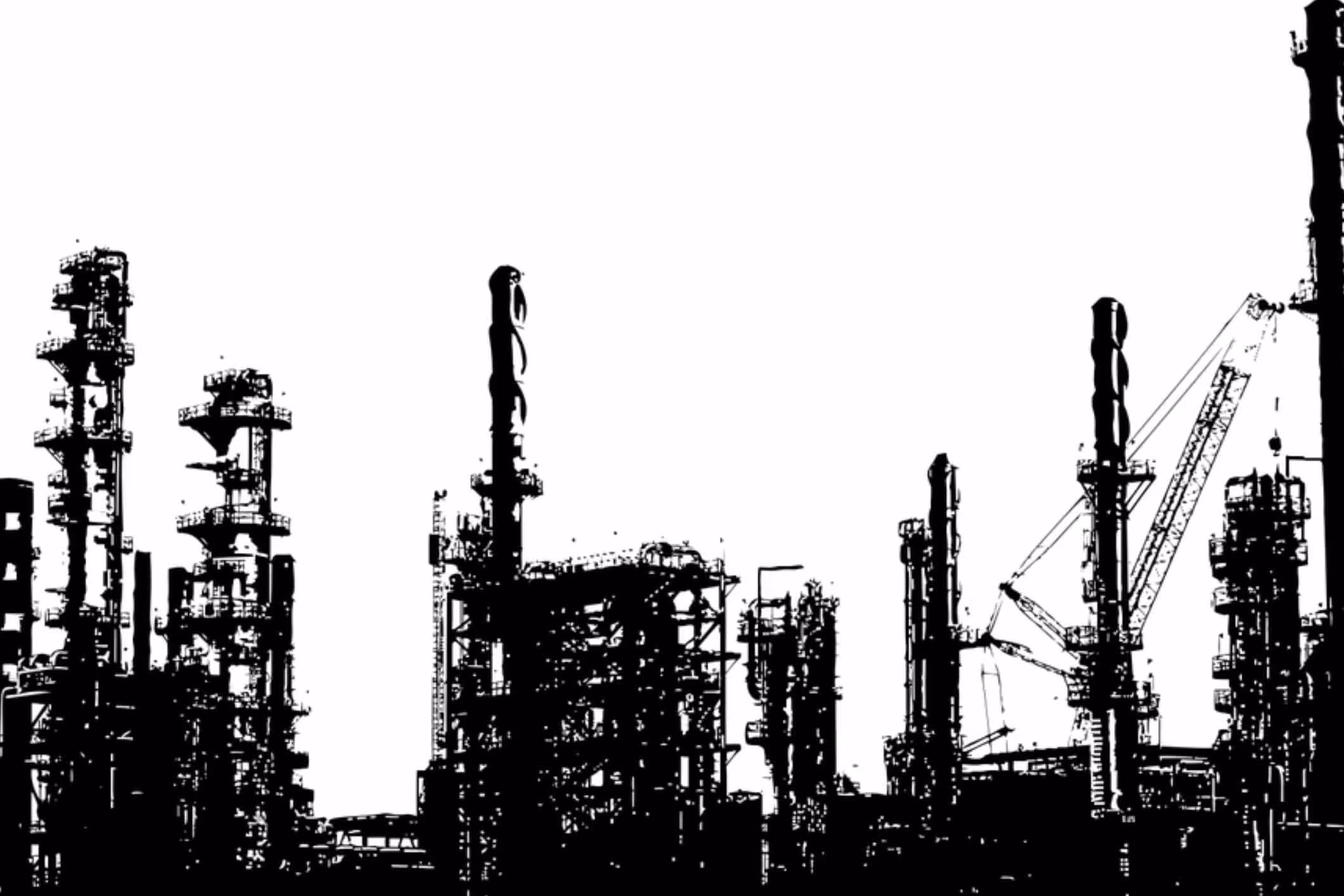 photo of oil refinery