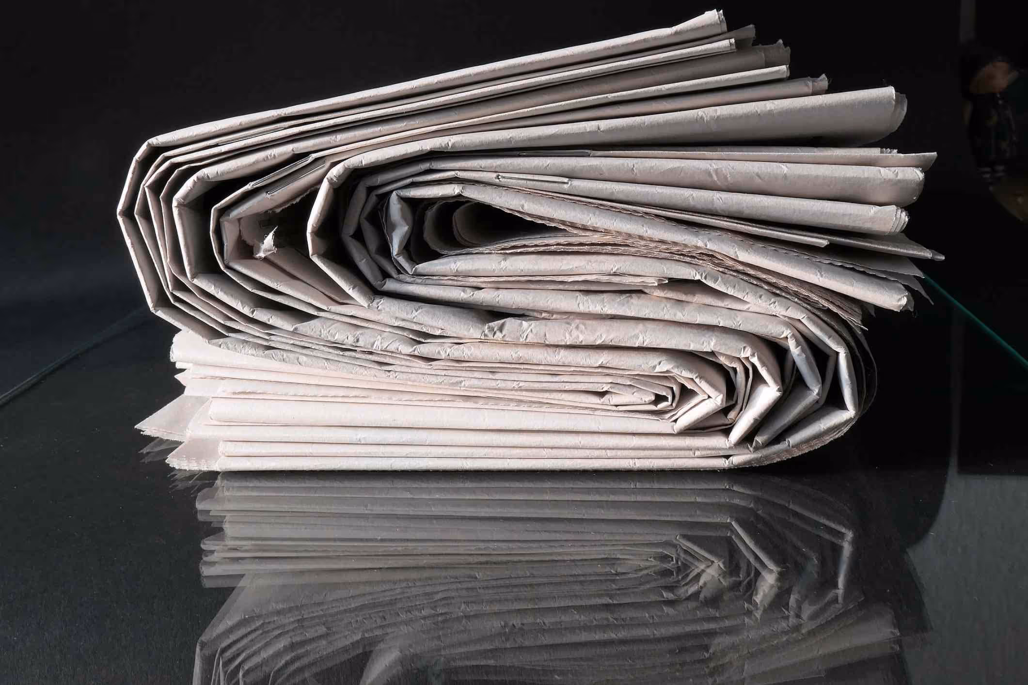 paper on table